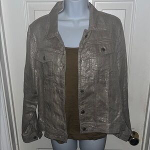 Metallic Tan Women's Jacket